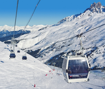 フランス メリベルの単線自動循環式普通索道 写真